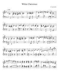 White Christmas Sheet Music For Piano Download Free In Pdf