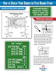 bannersusa pvc banner stand guide