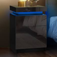 Murray 3 Drawer Bedside Table