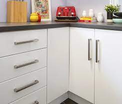 high gloss white kitchen cabinet