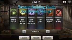 The Walking Dead Road To Survival In Depth Weapon Building Guide For Human Shields