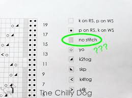 What The No Stitch Symbol Means On A Knitting Stitch Chart