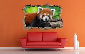 Red Panda Wall Sticker Decal Animals