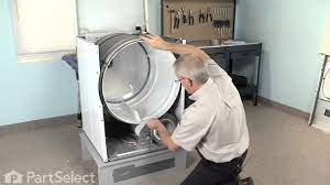 Dryer Repair - Replacing the Multi Rib Belt (Whirlpool Part# 40111201) -  YouTube