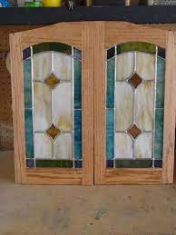 stained glass cabinets glass cabinet