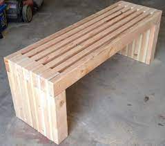 72 Long Park Bench Diy 2x4 Wood Design