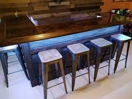 diy bar plans for building an indoor or
