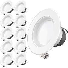 Sunco Lighting 10 Pack 4 Inch Led Recessed