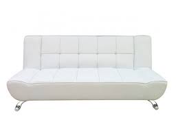 Lpd Vogue Sofa Bed In White Faux