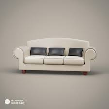 Luxury Couch Icon Isolated 3d Render