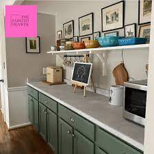 how to paint laminate kitchen countertops