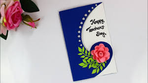 Rather than featuring a new tuesday tip every week, we'll be swapping it for a 'creative card' feature every second week for all you avid card makers out there! Diy Teacher S Day Card Happy Teacher S Day Card 2019 Handmade Teachers Day Card Idea Youtube
