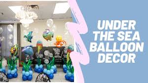 Create your own under the sea look for any room with these inflatable animals. Under The Sea Balloon Decor Balloon Bubbles How To Diy Balloon Decor Tutorial Youtube