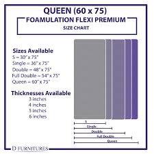 queen size foam mattress w cotton cover