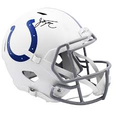 Mix & match this hat with other items to create an avatar that is unique to you! Jonathan Taylor Indianapolis Colts Autographed Riddell Speed Mini Helmet
