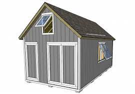 12x24 Shed Plans Free Gable Roof