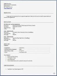 Resume Templates for Freshers Resume Templates for Freshers