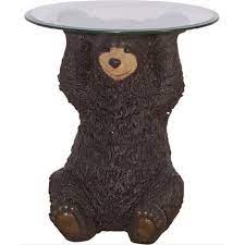 Barney Bear Side Table In Resin