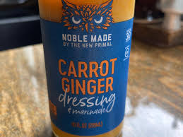 carrot ginger dressing nutrition facts
