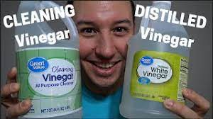 difference between cleaning vinegar