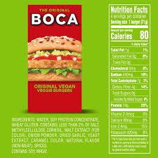 boca original vegan veggie burgers 4