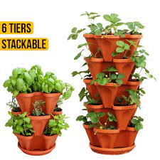 Stackable 6 Tier Vegetable Planter