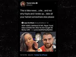 After auctioning off his heart on e!'s reality show catching kelce to winner maya benberry, the pair only. Nfl Star Travis Kelce Denies His Alleged Infidelity Leads To Kayla Nicole Split Up News Info