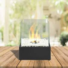 Bio Ethanol Fireplace Glass Table Top