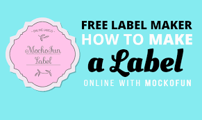Use the free label assistent online to design individual labels and print them at home. Free Online Label Maker Mockofun