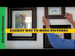 easiest way to hang pictures you