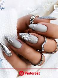 You can combine the flowers with a plain background, or you can add them on. The Best Gray Nail Art Design Ideas Stylish Belles Swag Nails Nail Designs Christmas Nails Clara Beauty My