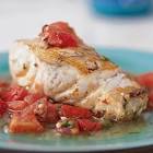baked grouper with chunky tomato sauce