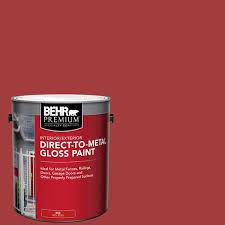 Behr 1 Gal Red Direct To Metal Gloss