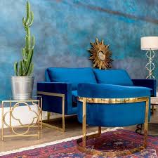 blue and gold interior design ideas