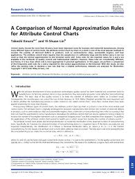 Pdf A Comparison Of Normal Approximation Rules For