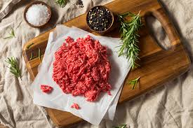 saute ground beef and pour off the fat