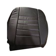 Black Leather Designer Car Seat Cover