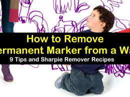 remove permanent marker from a wall