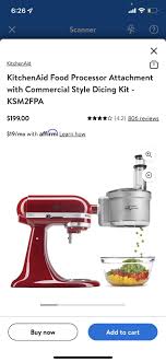 kitchenaid ksm2fpa food processor
