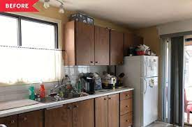 31+ trendy kitchen cabinets black french country. Before And After Budget Upgrades Totally Transformed This Kitchen And Its Dark Wood Cabinets Apartment Therapy