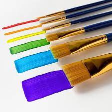 Artskills Premium Artists Paint Brush Set For Watercolor Oil And Acrylic For Fine Details And Wide Strokes 24ct