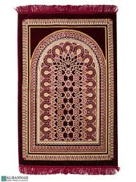 prayer rug with geometric symmetry