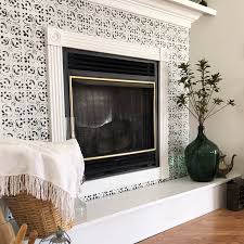A Stunning Fireplace Mantle With Faux