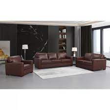 brand dillon leather sofa loveseat