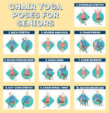 free printable chair yoga exercises