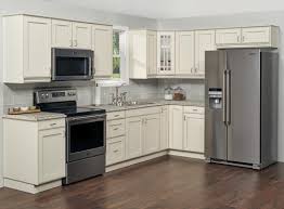 Medallion cabinetry works with any size kitchen or bath remodel budget. Klearvue L Shaped Kitchen W 10 Cabinet Cabinets Only At Menards