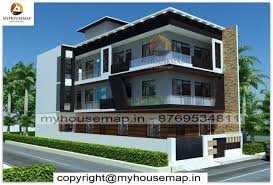 Home Elevation Design With Boundary Wall