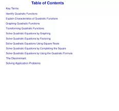 Ppt Table Of Contents Powerpoint