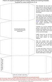 free gift box template pdf 54kb 1