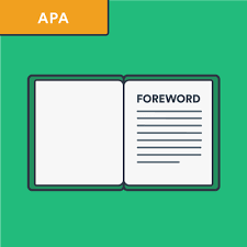 apa how to cite a foreword update
